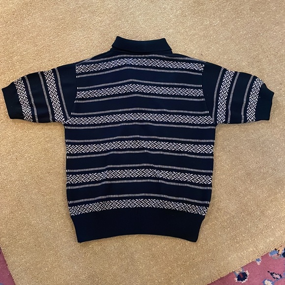 Bretton’s vintage grandpa knit polo sweater - Picture 4 of 4